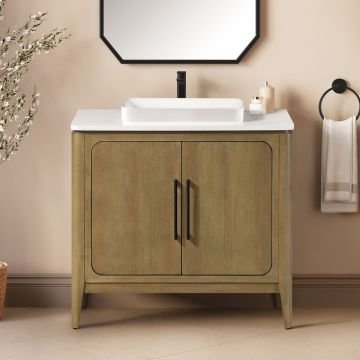 30 Inch Wall-Mount Bathroom Vanity - Image 6