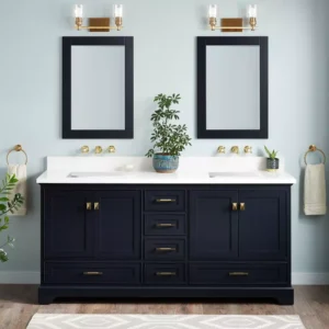 White Bathroom Vanities - Blue, 30x12