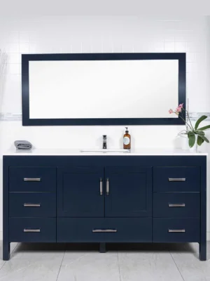 Double Sink Vanities - Blue, 30x12