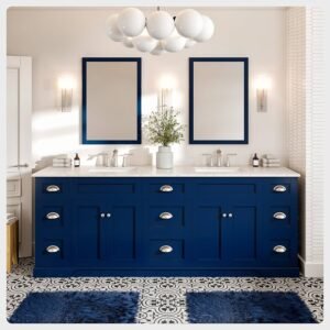 white vanities - Blue, 30x12