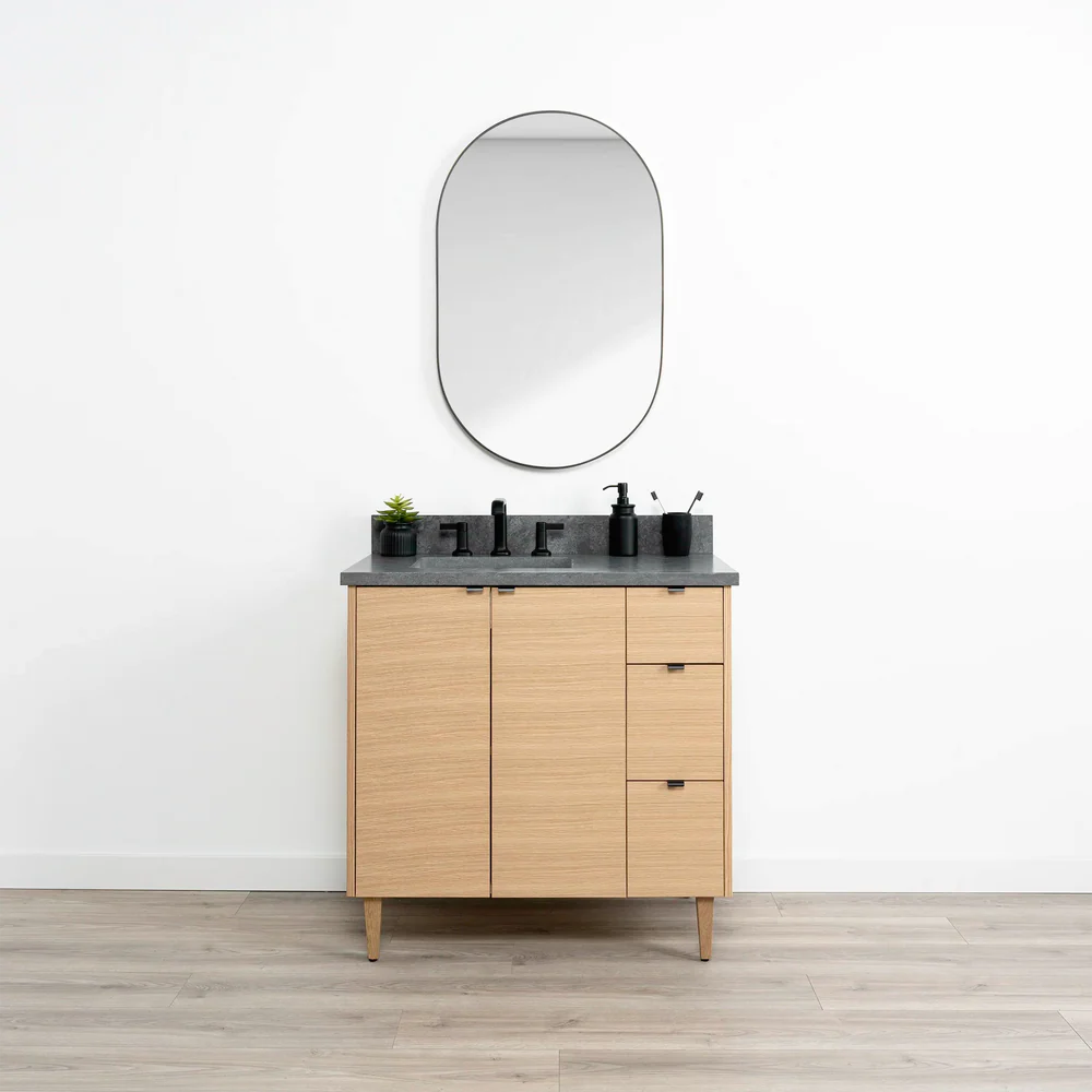 36" Bathroom Vanity, Left Sink - Image 5