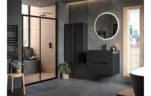vanity bathroom combo 1050mm - Black, 30x12