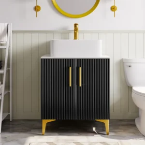 bathroom vanities - Black, 30x12