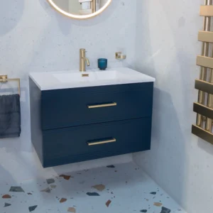 36" Liam Wall Mounted Bathroom Vanity Top LM1036 - Blue, 24x12
