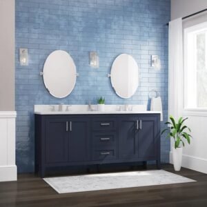 white vanities - Blue, 30x12