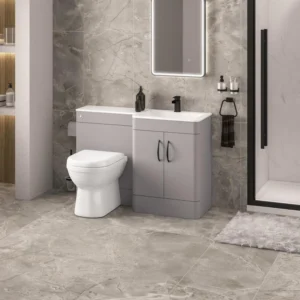 120cm bathroom Combination Unit inc Basin - Grey, 24x12