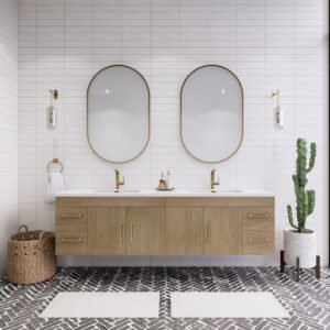 White Bathroom Vanities - White, 24x12