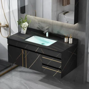 vanity bathroom combo 1050mm - Black, 24x12