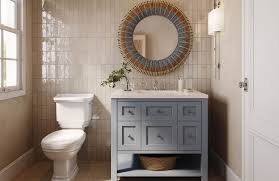 48" Floating Bathroom Vanity Cabinet with 2 Drawers and 2 Side Cabinets - Grey, 30x12