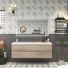 vanity bathroom combo 1050mm - Light Oak, 30x12
