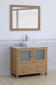 30" Bathroom Vanity Cabinet with Sink and Quartz Top - Light Oak, 30x12