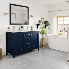 single bath vanity - Blue, 30x12