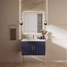 Floating Bathroom Vanity Unit - Blue, 30x12