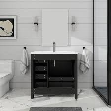 Stylish Bathroom Vanities - Black, 24x12
