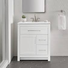 Eviva Lugano 42 Modern Vanity - White, 30x12