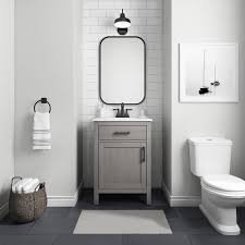 single bath vanity - Grey, 24x12