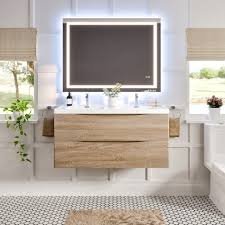 Bathroom Sink Units - Light Oak, 24x12