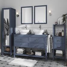 Vanity & Bathroom Vanity - Blue, 30x12