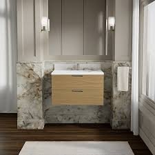 Stylish Bathroom Vanities for Every Home - Light Oak, 24x12