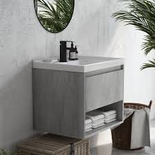 Stylish Bathroom Vanities - Grey, 24x12
