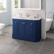 Winston 60", Premium Collection Double Sink Bathroom Vanity WT9860D - Blue, 24x12