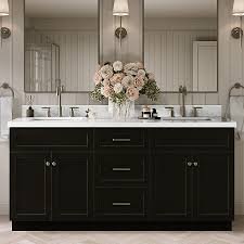 Floating Bathroom Vanity 47"/59" – Single or Double Sink - Black, 24x12