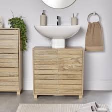 Stylish Bathroom Vanities - Light Oak, 24x12