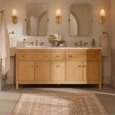Stylish Bathroom Vanities - Light Oak, 30x12
