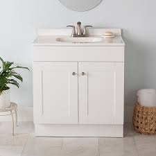 48" Floating Bathroom Vanity Cabinet with 2 Drawers and 2 Side Cabinets - White, 24x12