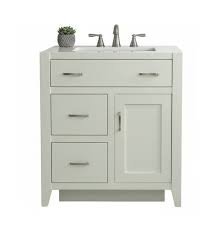 30 in. W x 22 in. D Single Sink Bathroom Vanity - White, 30x12