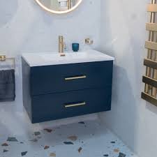 63" Double Sink Vanity - Blue, 24x12