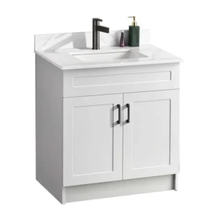 Serena 30″ Free Standing Bathroom Vanity - White