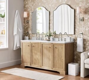 400mm bathroom vanities - Light Oak, 24x12